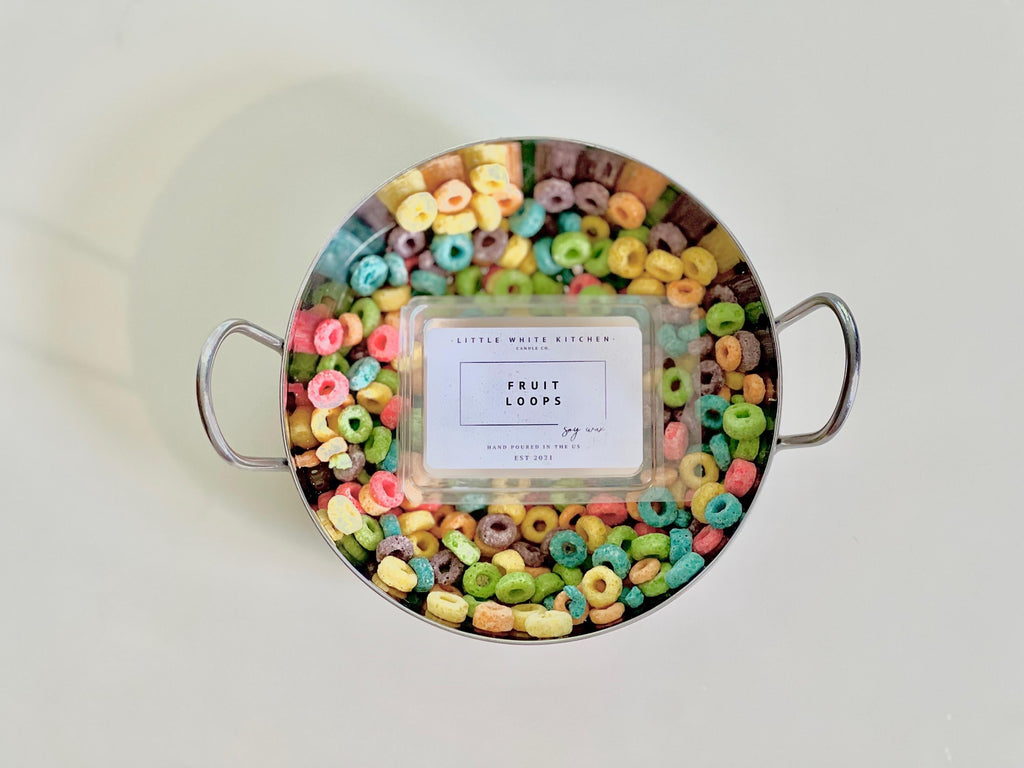 Fruit Loops Scented Soy Candle | Wooden Wick, Nostalgic Cereal Scent