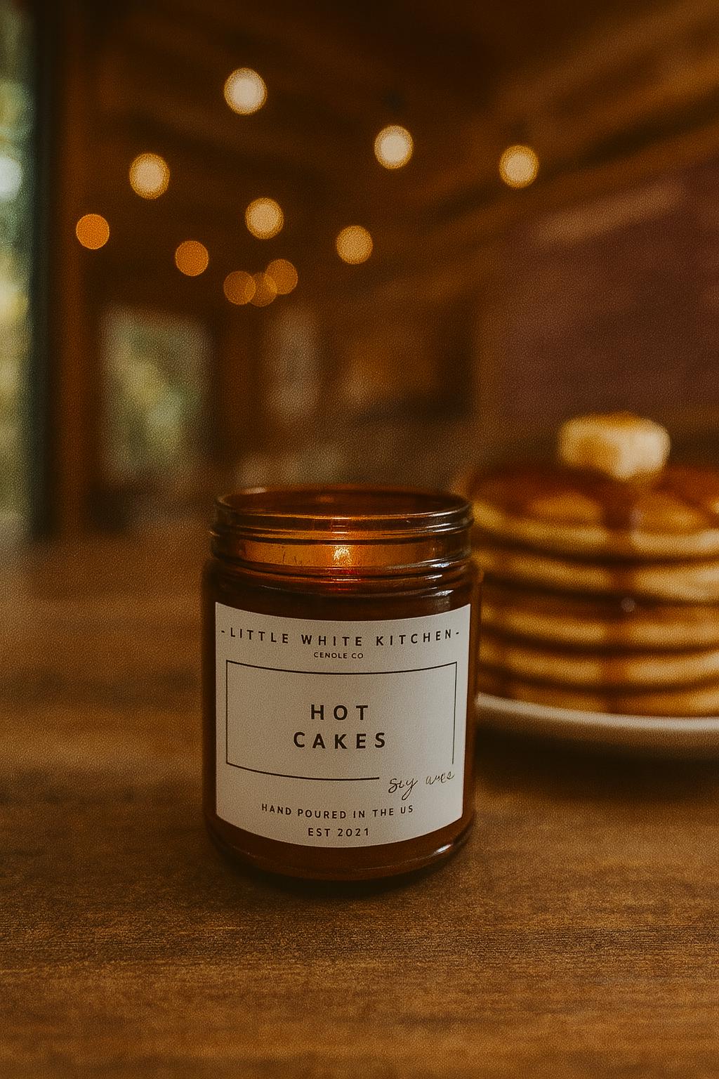 Hot Cakes Scented Soy Candle | Wooden Wick, Warm Maple Syrup